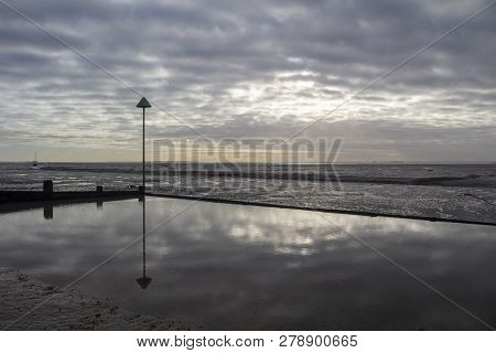 Bell Wharf Beach At Leigh-on-sea, Essex, England