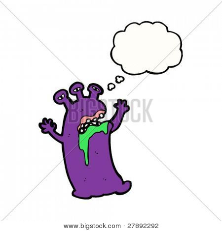 kreskówka potwór ohydne