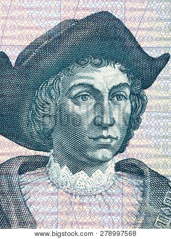 Christopher Columbus A Portrait From Salvadoran Money
