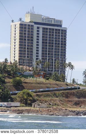 Salvador, Bahia / Brazil - March 18 2013: View Of The Pestana Bahia Hotel In The Rio Vermelho Neighb