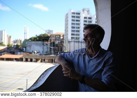 Salvador, Bahia / Brazil - October 11, 2017: Fernando Guerreiro, Theatrical Director, Is Seen In The