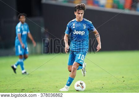 Udine (italy) - 23th July 2020 - Paulo Dybala Of Juventus Fc In Action During The Serie A Match  Bet