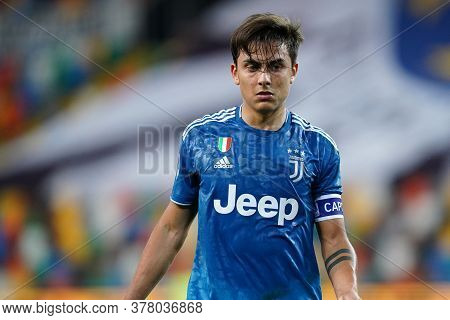 Udine (italy) - 23th July 2020 - Paulo Dybala Of Juventus Fc In Action During The Serie A Match  Bet