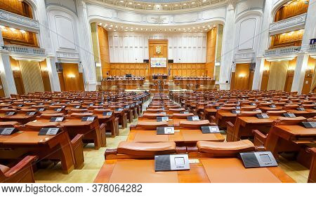 Bucharest, Romania - July 09, 2020: The Quarantine And Isolation Law In Case Of Epidemic Or Biologic