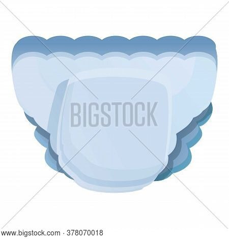 Soft Baby Absorbent Icon. Cartoon Of Soft Baby Absorbent Vector Icon For Web Design Isolated On Whit