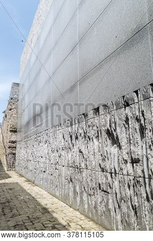 Belzec, Poland - June 12, 2020: The Ohel Of The Belzec Mausoleum Nazi German Extermination Camp.