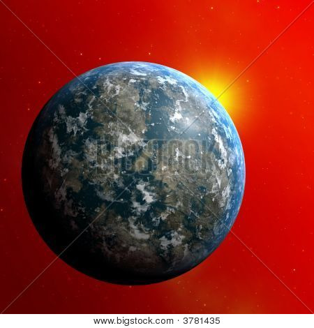 행성 지구 그림