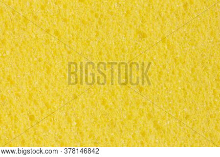 Light Yellow Ethylene Vinyl, Acetate Foam Texture With Porosity.