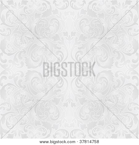 Fondo decorativo blanco y gris