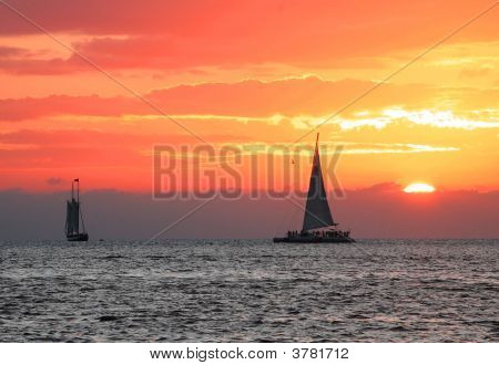 Catamarã pôr do sol Key West