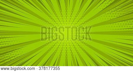 Pop Art Yellow Comics Book Cartoon Magazine Cover. Cartoon Funny Retro Pattern Strip Mock Up. Vector