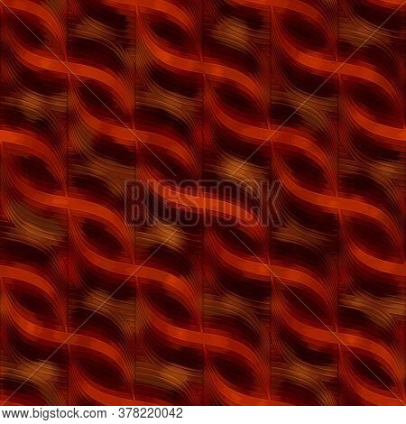Abstract Seamless Background Of Colorful Striped Pattern. Artistic Messy Pattern Like Colorful Cutti