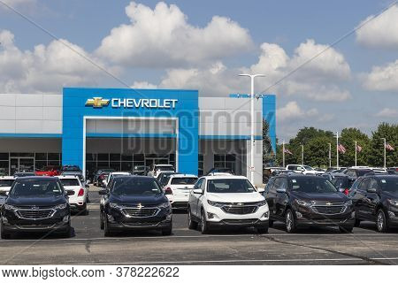 Noblesville - Circa July 2020: Chevrolet Automobile Dealership. Chevy Is A Division Of General Motor
