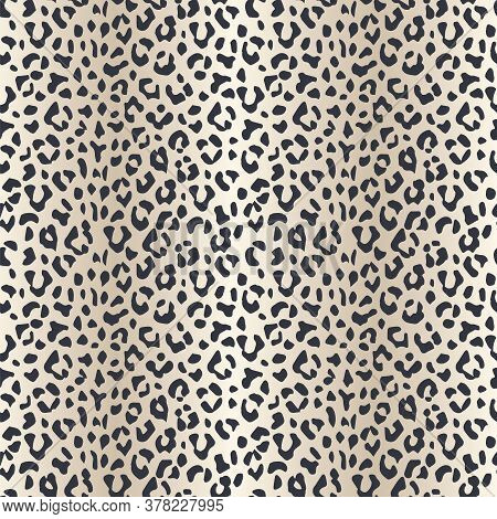 Brown Leopard Abstract Geometric Seamless Pattern Print Design
