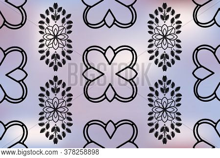 Vector Ornament Decor. Baroque Background Textures.victorian Fabric Tilevector Ornament Decor. Baroq