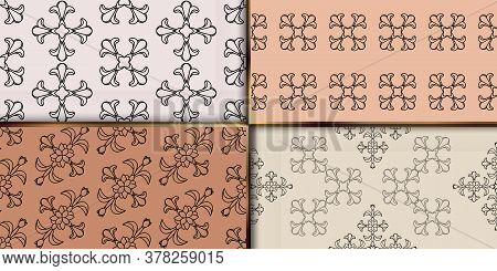 Vector Ornament Decor. Baroque Background Textures.victorian Fabric Tilevector Ornament Decor. Baroq