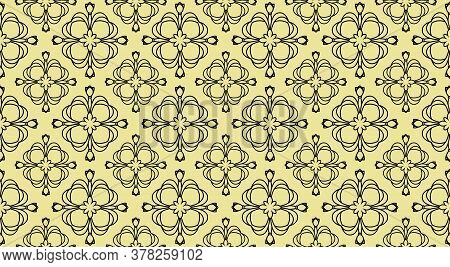 Vector Ornament Decor. Baroque Background Textures.victorian Fabric Tilevector Ornament Decor. Baroq