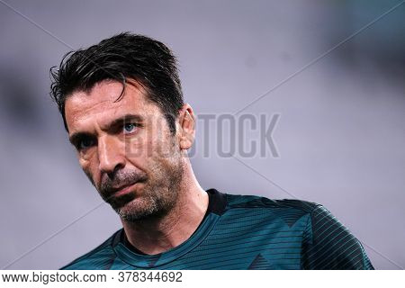 Torino (italy) 26th July 2020. Italian Serie A. Juventus Fc Vs Uc Sampdoria. Gianluigi Buffon Of Juv
