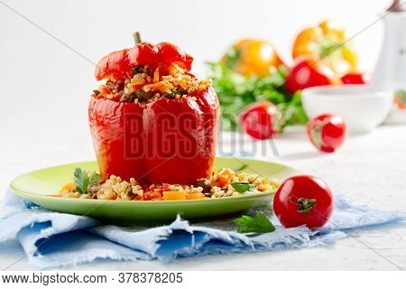 Sweet Stuffed Peppers.