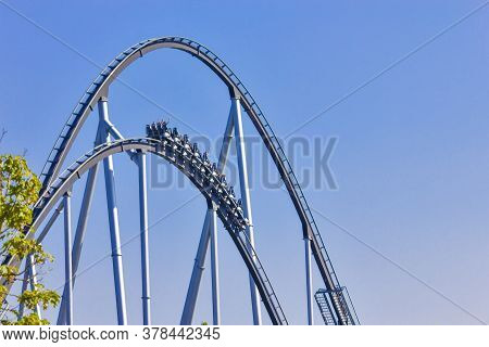 Roller Coaster In Europapark, Rust, Germany