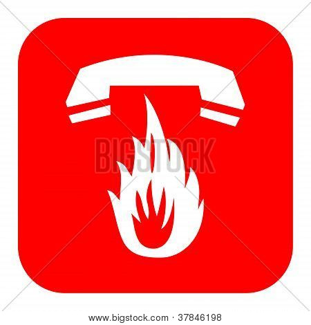 Icona di emergenza antincendio