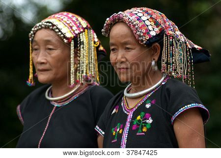 Old Woman Khmu Hilltribe .
