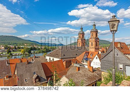 View To St. Jacobus Church In The Medieval German City Of Miltenberg During Daytime