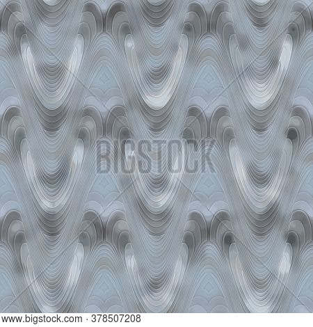 Abstract Seamless Background Of Colorful Striped Pattern. Artistic Messy Pattern Like Colorful Cutti