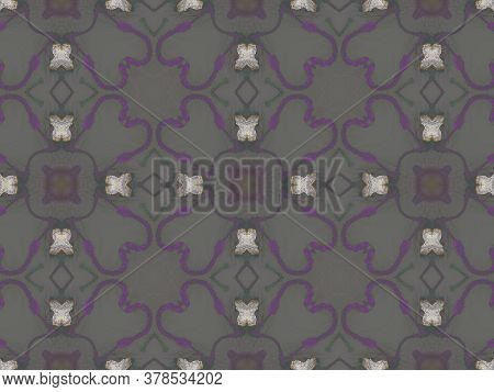 Portuguese Decorative Tiles. Edem Tropical Grunge Illustration. Portuguese Decorative Tiles Backgrou