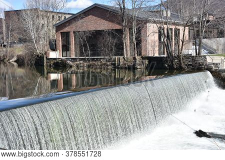 Fishkill Overlook Falls In Beacon, New York