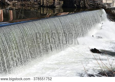 Fishkill Overlook Falls In Beacon, New York