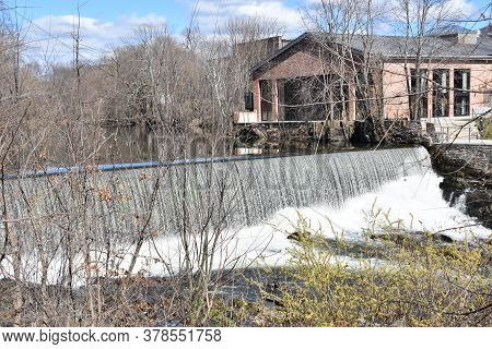 Fishkill Overlook Falls In Beacon, New York