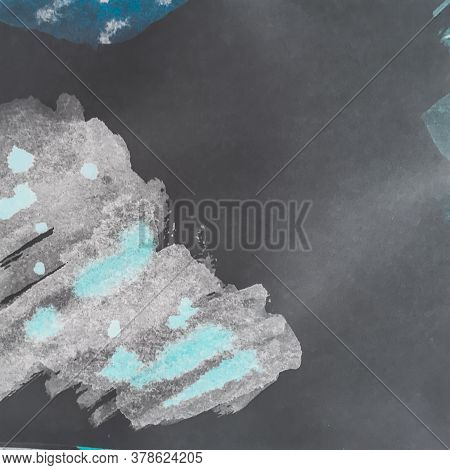 Triangular Design Elements Background. Childlike Concrete Gouache Artwork. Triangular Design Element