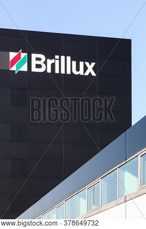 Munster, Germany - July 21, 2017: Brillux Office Building In Munster. Brillux Is A German Paint Manu