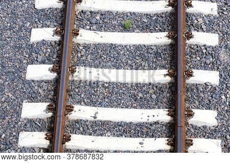 The Railway Goes On The Ground And Is Built Of High-quality Metal Alloy Rails, Sleepers Make For Str