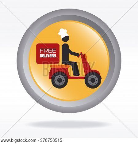 Delivery Design Over White Background, Vector Illustration