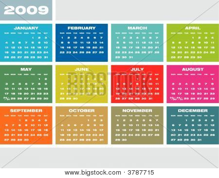 Calendário 2009