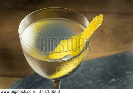 Boozy Dry Vesper Martini Cocktail