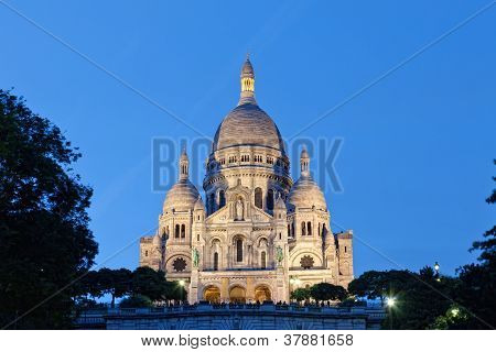 Sacre-Coeur Basilica in Paris France