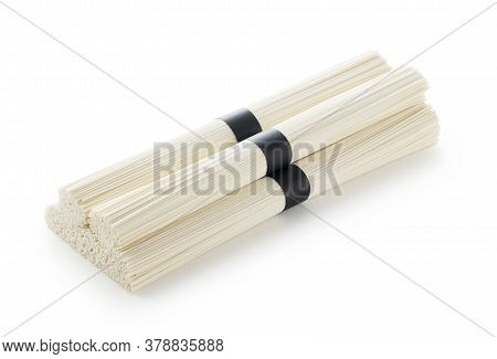 Japanese Very Thin Noodle Made Of Wheat Flour