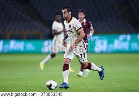 Torino (italy). 29th July 2020. Italian Serie A. Torino Fc Vs As Roma.henrix Hamleti Mkhitaryan Of  