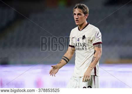 Torino (italy). 29th July 2020. Italian Serie A. Torino Fc Vs As Roma. Nicolò Zaniolo Of  As Roma  .