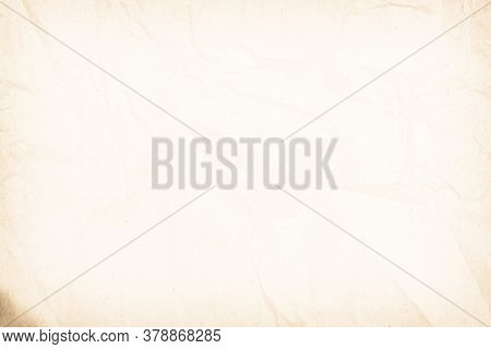 White Recycled Craft Paper Texture As Background. Grey Paper Texture, Old Vintage Page Or Grunge Vig