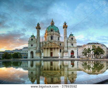 Karlskirche di Vienna, Austria
