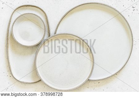Handmade Handcraft Chamotte Ceramic Dishes And Plates