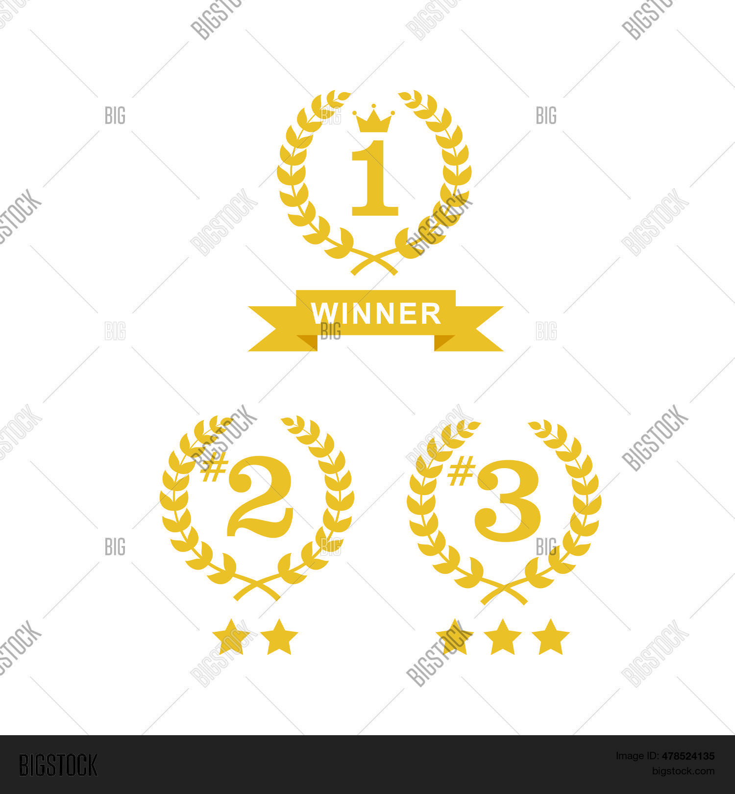 Wreath Frame Ranking Vector & Photo (Free Trial) | Bigstock