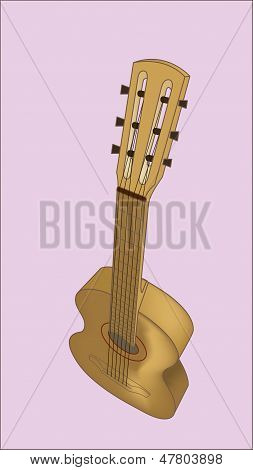 Akustische Gitarre.