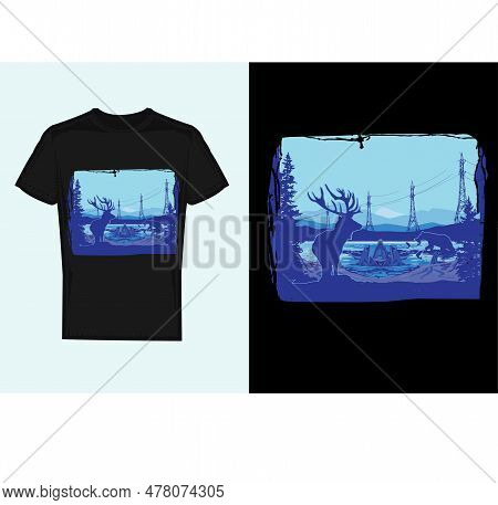 Best Alaska Natural T-shirt Vector Graphic Design