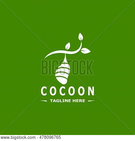 Cocoon Logo Vector Illustration Design Template