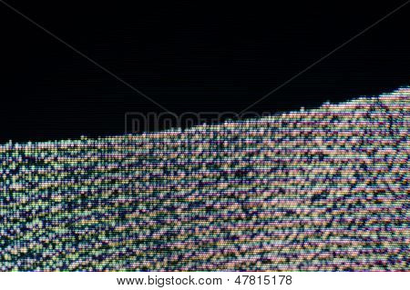 Analog Tv Crt Kinescope Noise - Black & White